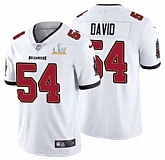 Nike Men & Women & Youth Buccaneers 54 Lavonte David White 2021 Super Bowl LV Vapor Untouchable Limited Jersey,baseball caps,new era cap wholesale,wholesale hats